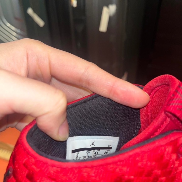 Nike Air Jordan Eclipse Chukka Woven Red Shoes - Picture 4 of 4